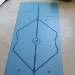 esterilla liforme mat yoga azul